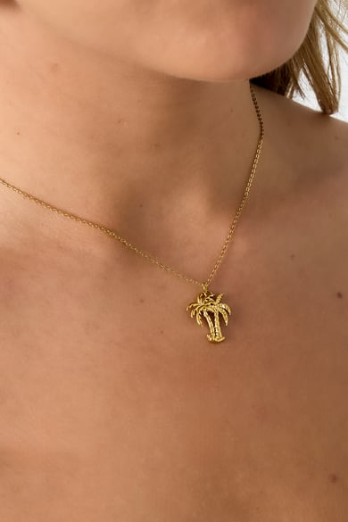 304S.steel Pendant necklaces Plant Casual Daily h5 Picture2